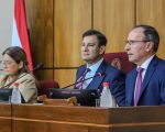 Reunión en Congreso Nacional sobre presupuesto del MDN y las FF. AA.