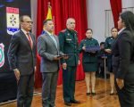 Clausura de curso internacional de poligrafía