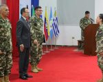 Ceremonia de clausura de cursos en el CECOPAZ
